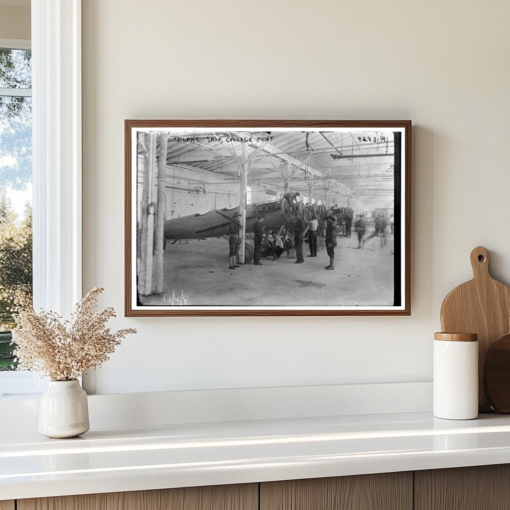 1917 Industrial Hub: Plane Shop in College Point