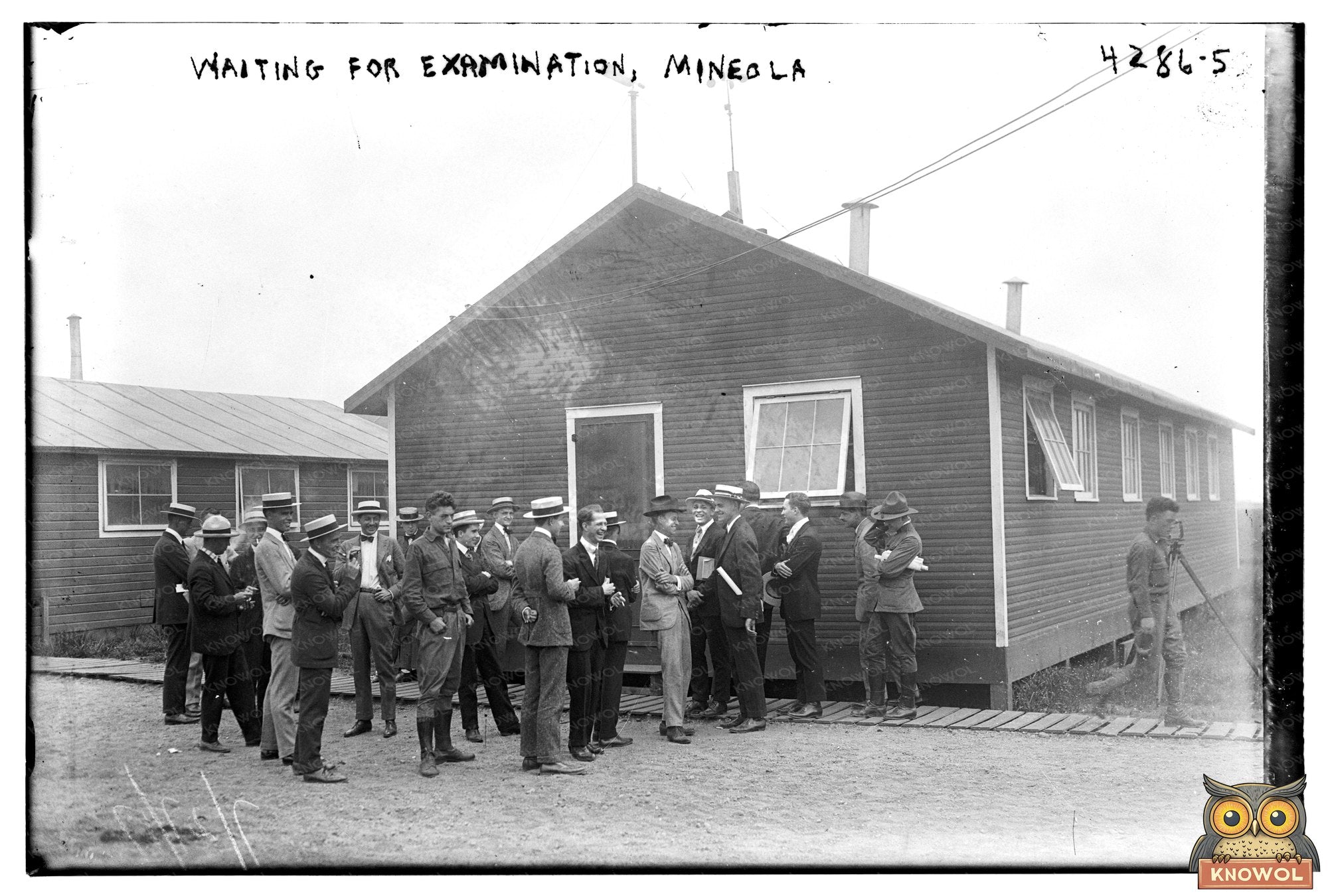Patiently Awaiting Examination in Historic Mineola