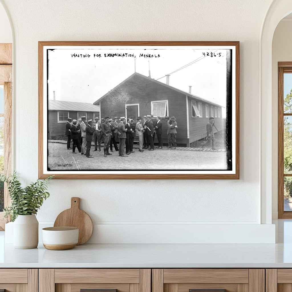 Patiently Awaiting Examination in Historic Mineola