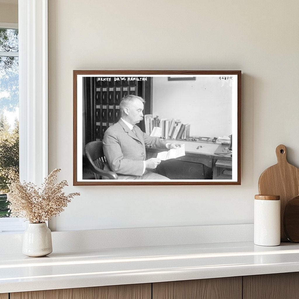 1917 Portrait of a Rising Political Leader