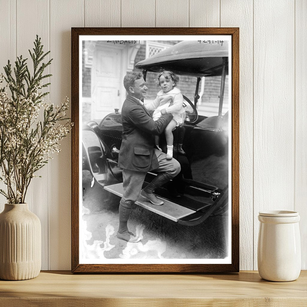 1917 Portrait of a Notable Early 20th Century Icon