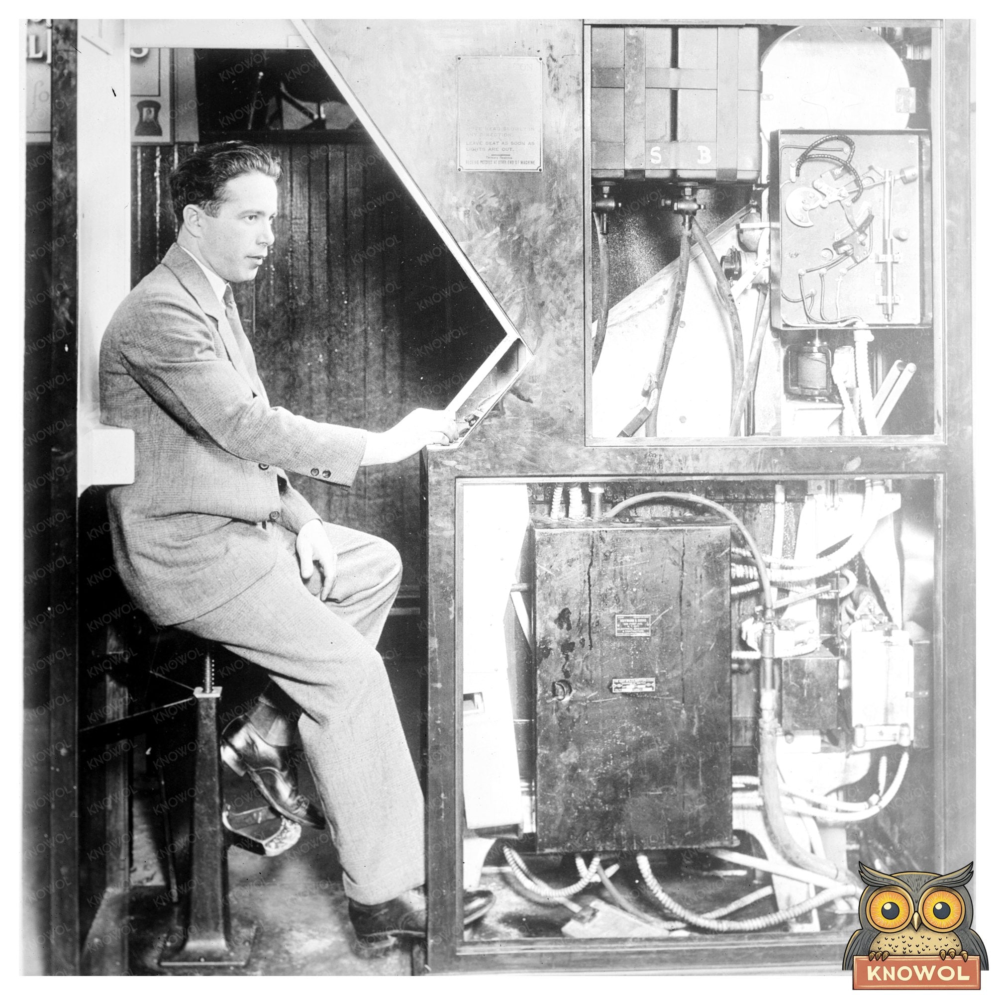 1927 Portrait of a Photography Pioneer at Work