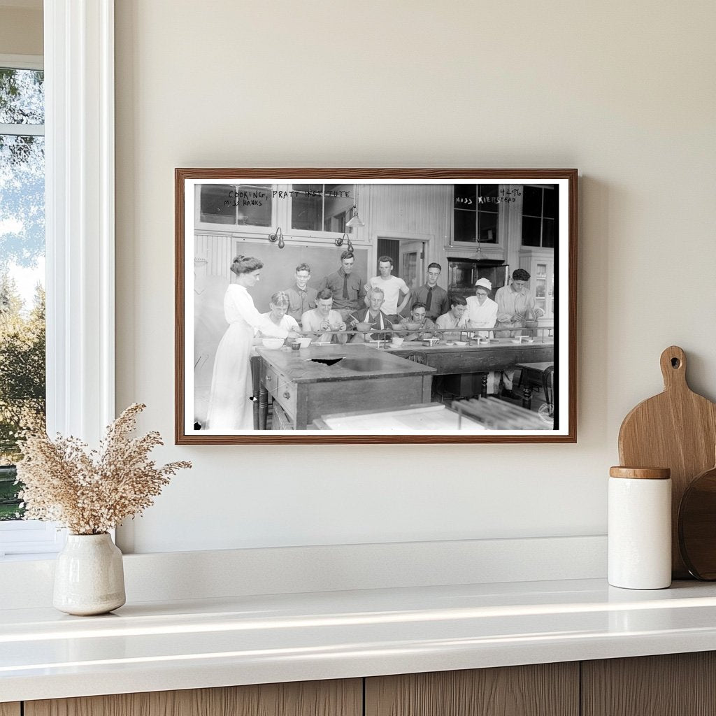 1917 Cooking Class at Pratt Institute: Women in Action