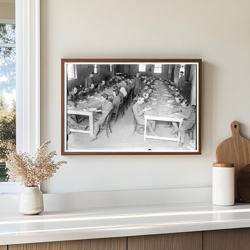 1917 Signal Corps Training in Wireless Communication