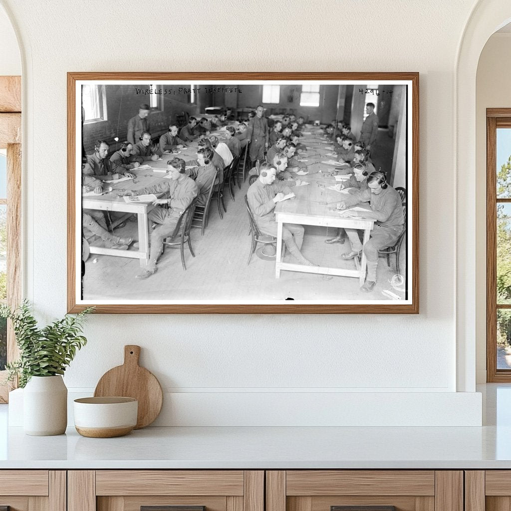 1917 Signal Corps Training in Wireless Communication