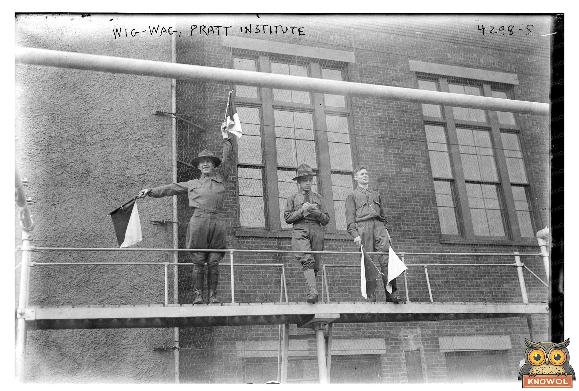 1917 Signal Corps Training: Wig-Wag Communication Drill