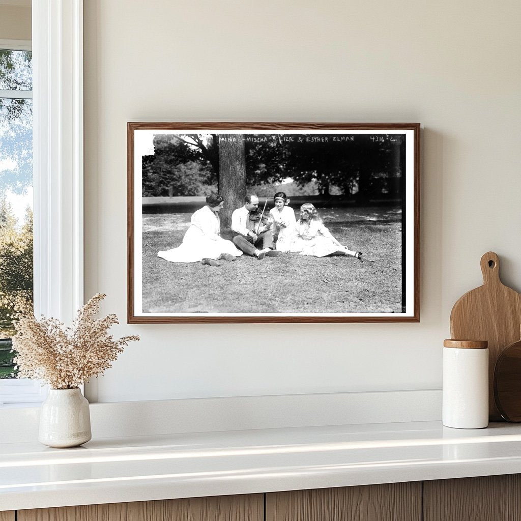 Joyful Gathering of the Elman Siblings, 1917