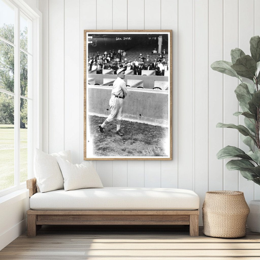 1917 New York NL Baseball Star: George J. Burns