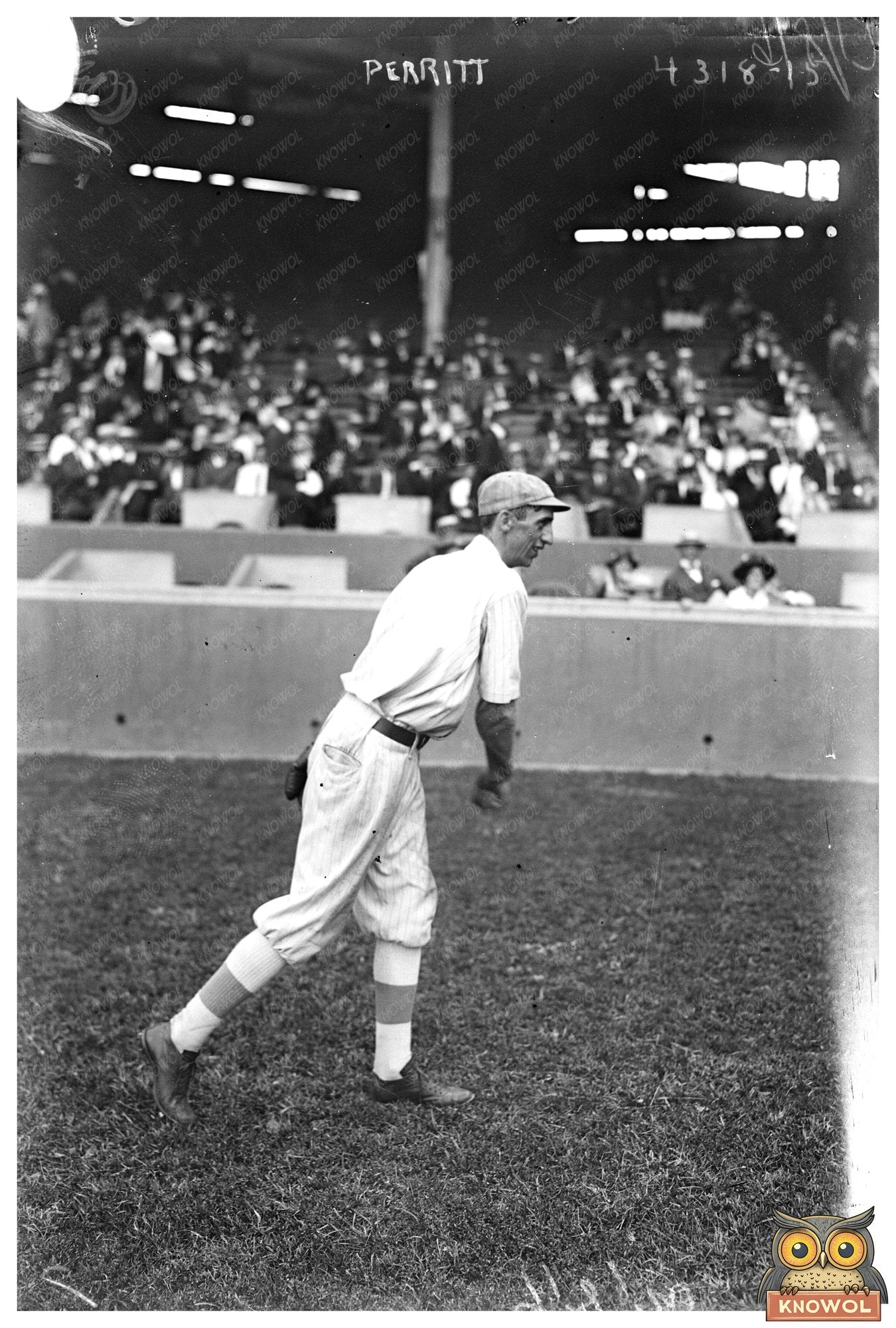 1917 New York NL Star: William Pol Perritt in Action