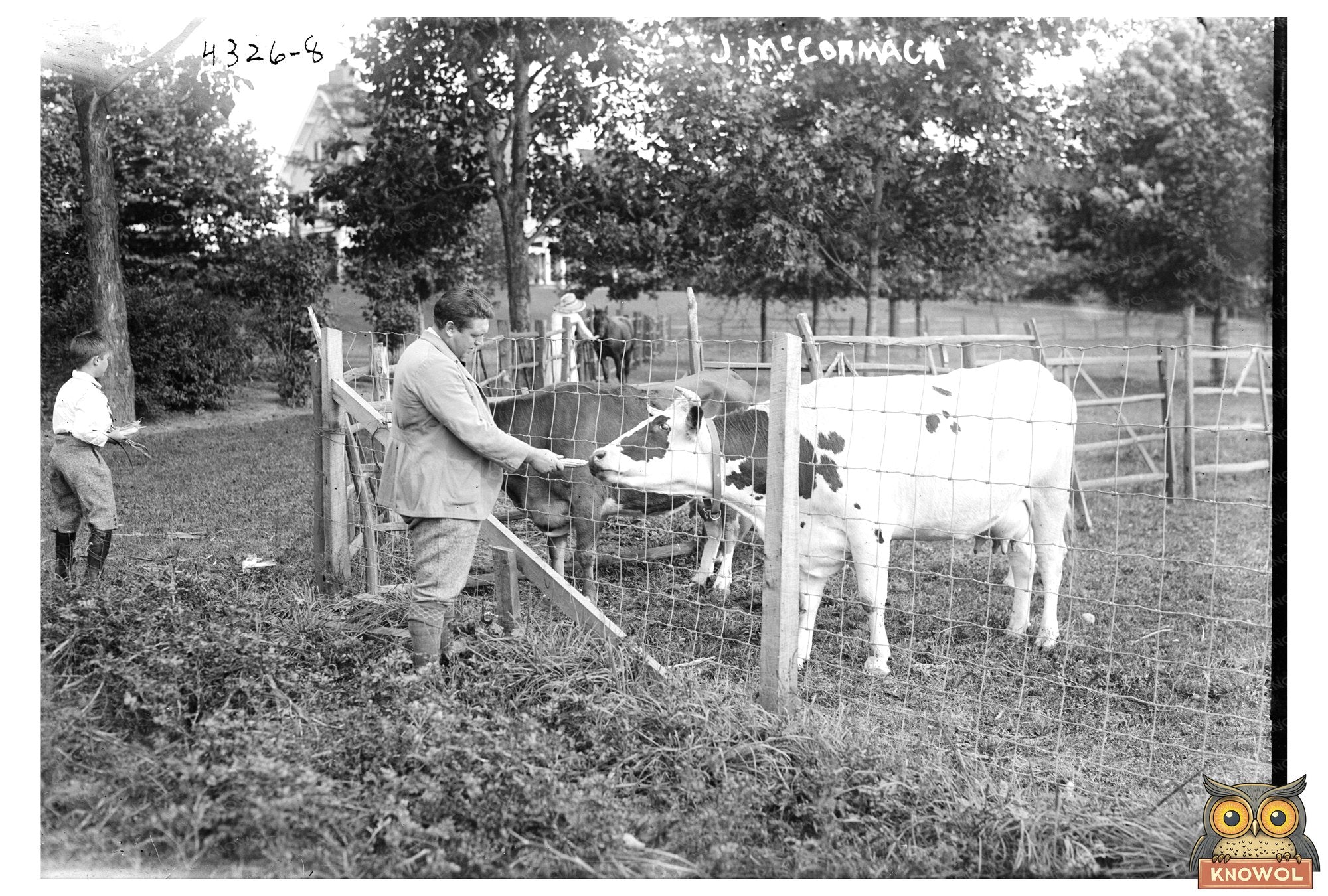1900s Icon: J. McCormack in Historic Portrait