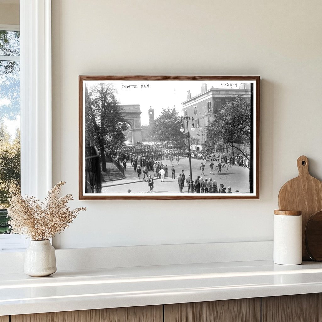 1917: Courageous Drafted Soldiers Ready for Service