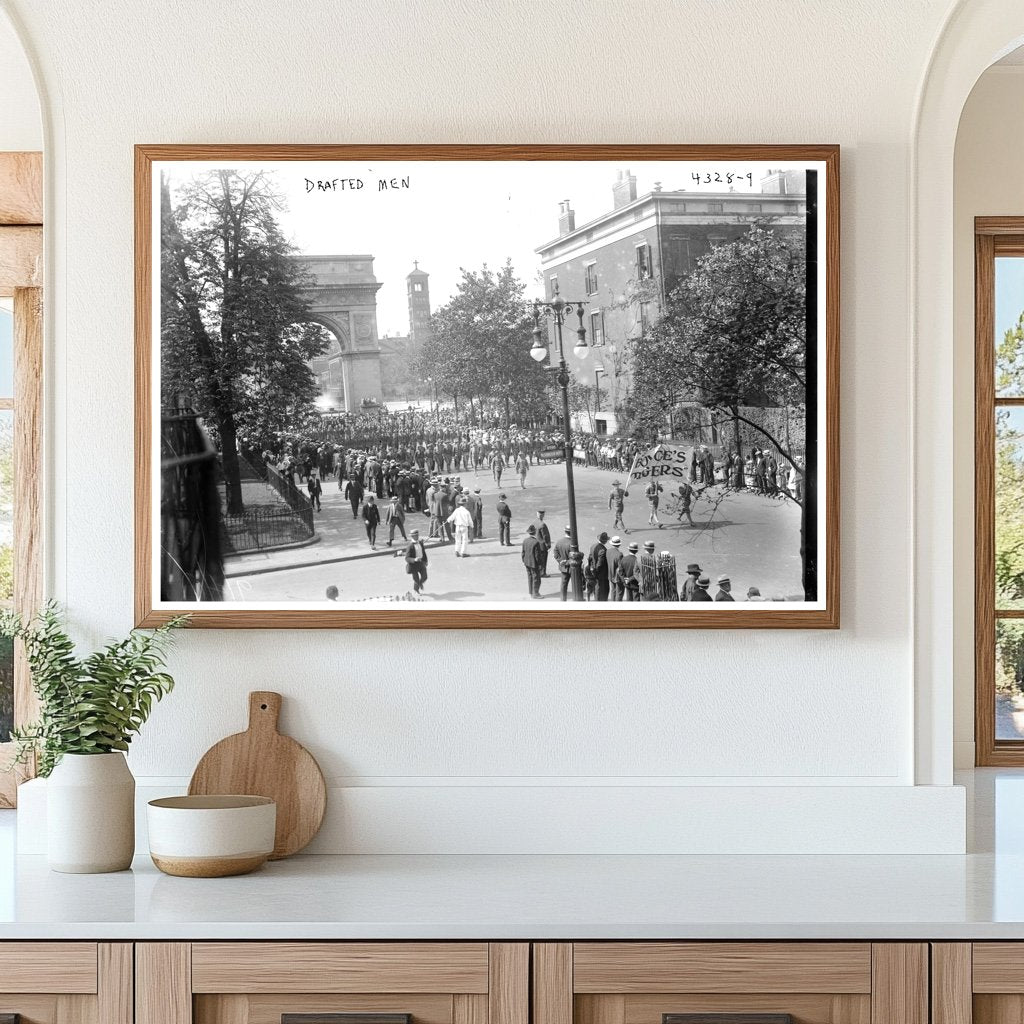 1917: Courageous Drafted Soldiers Ready for Service