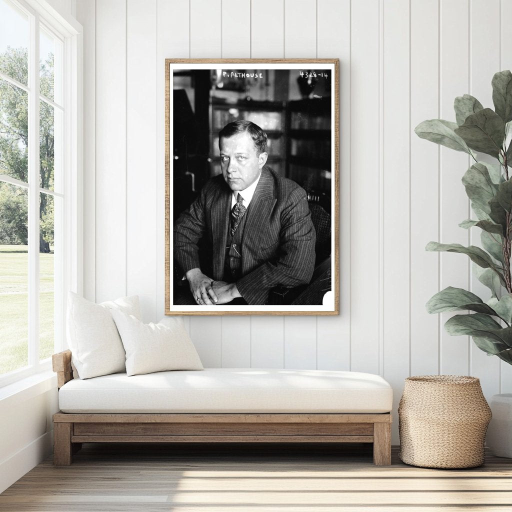 1900s Portrait of P. Althouse in Historic Attire