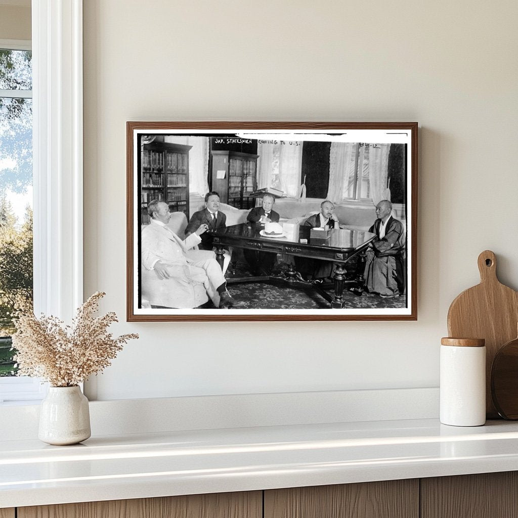 1917 Diplomatic Visit: Japanese Statesmen in America