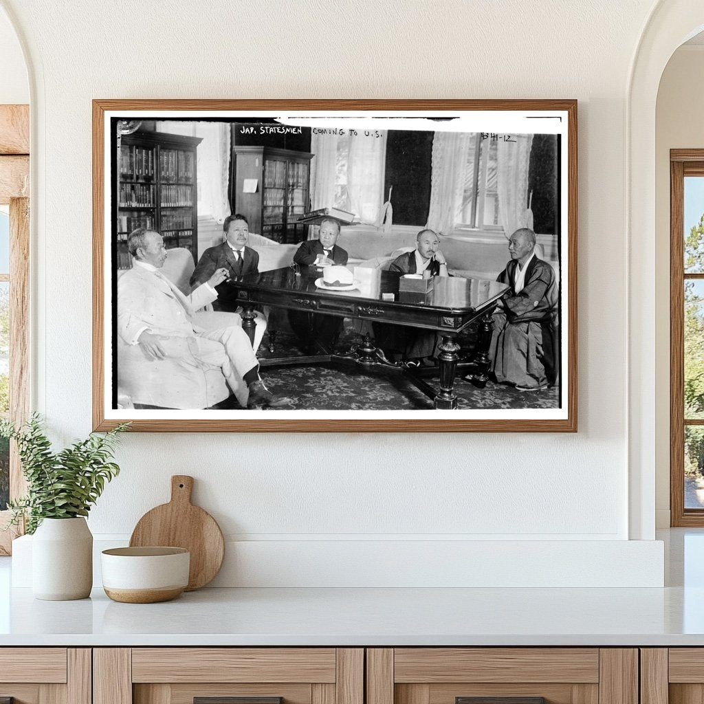 1917 Diplomatic Visit: Japanese Statesmen in America