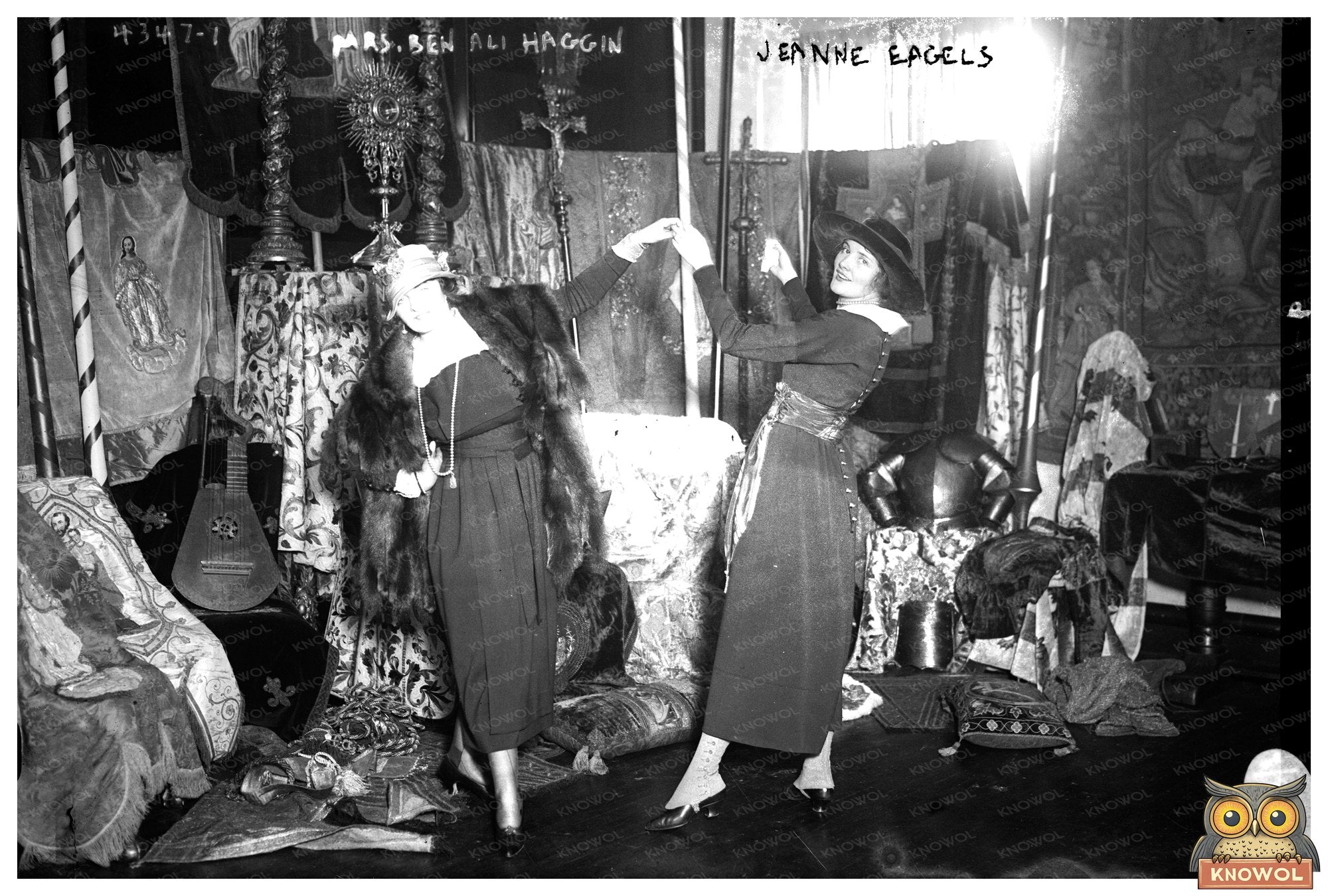 Timeless Grace: Jeanne Eagels in 1917 Portrait