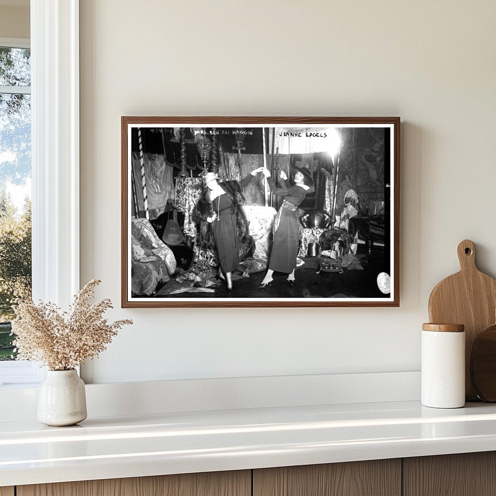 Timeless Grace: Jeanne Eagels in 1917 Portrait