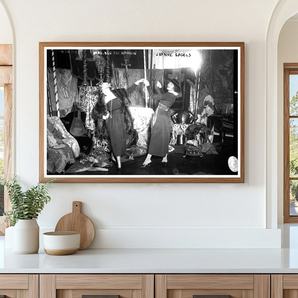 Timeless Grace: Jeanne Eagels in 1917 Portrait