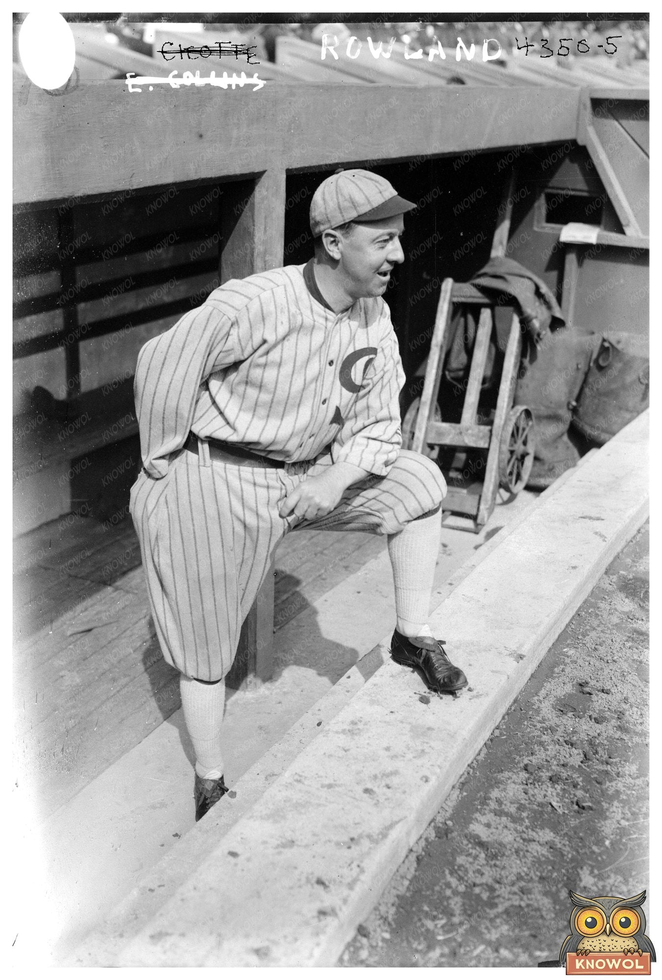 1917 Chicago Baseball Manager in Historic Moment