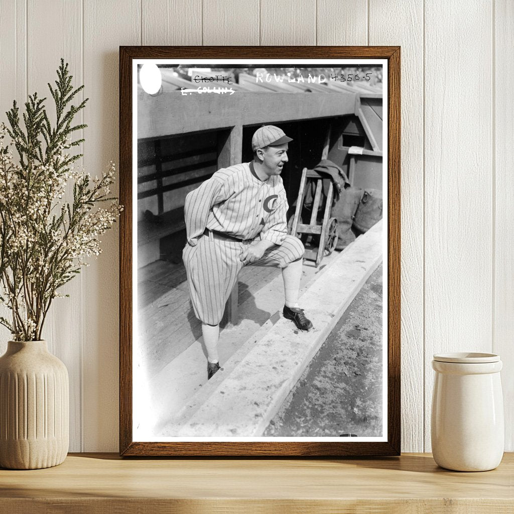 1917 Chicago Baseball Manager in Historic Moment