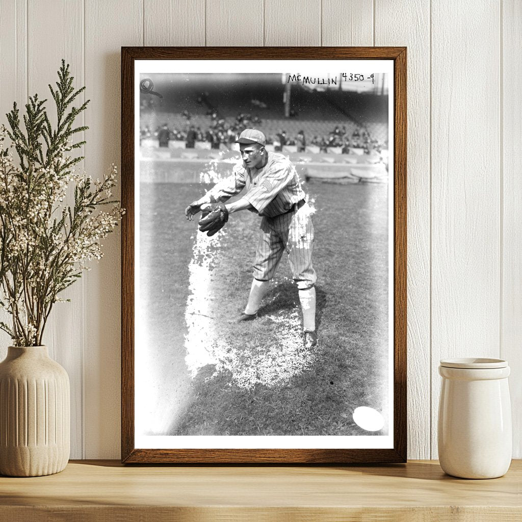 1917 Chicago Baseball Star: Fred McMullin Portrait