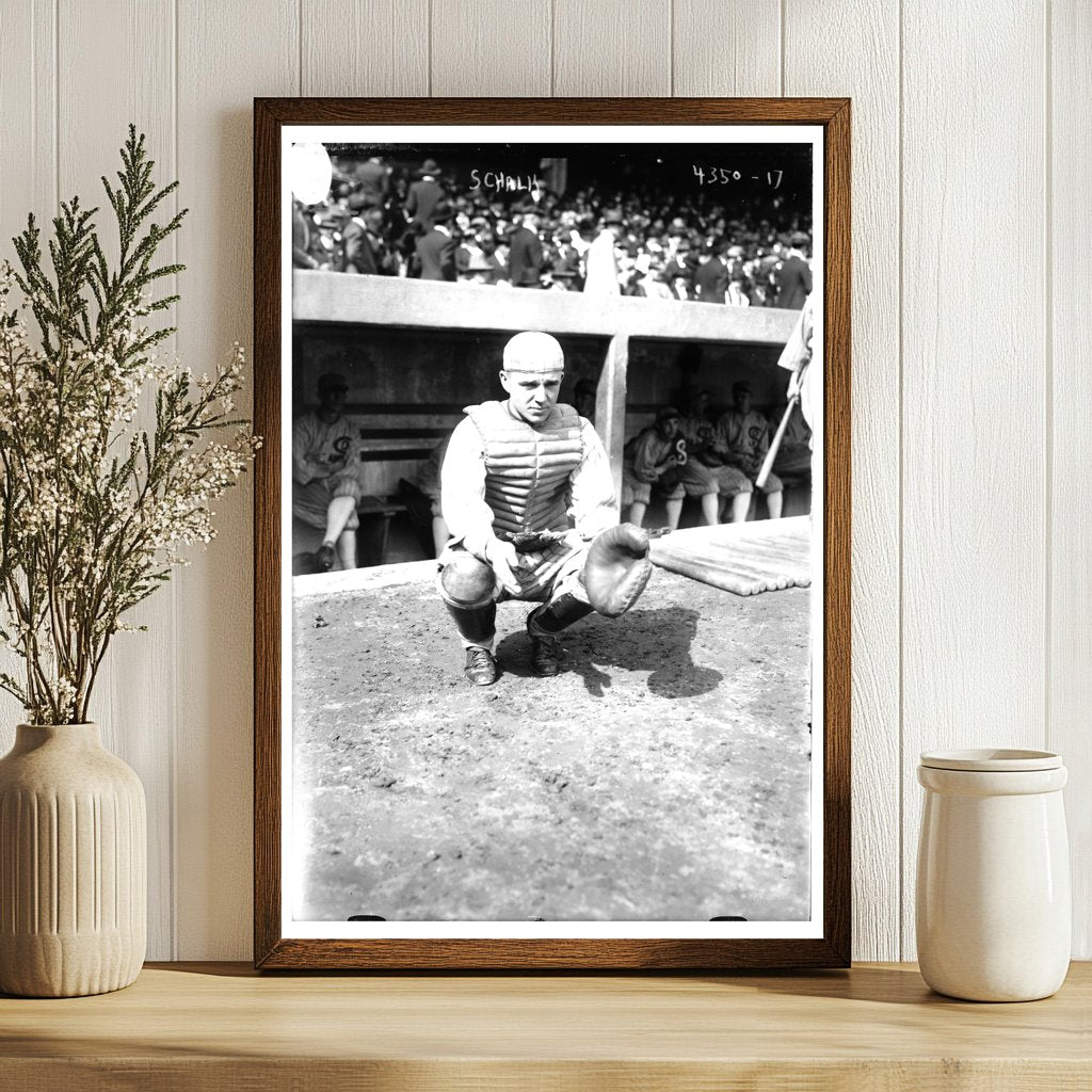 1917 Chicago White Sox: Ray Schalk in Action