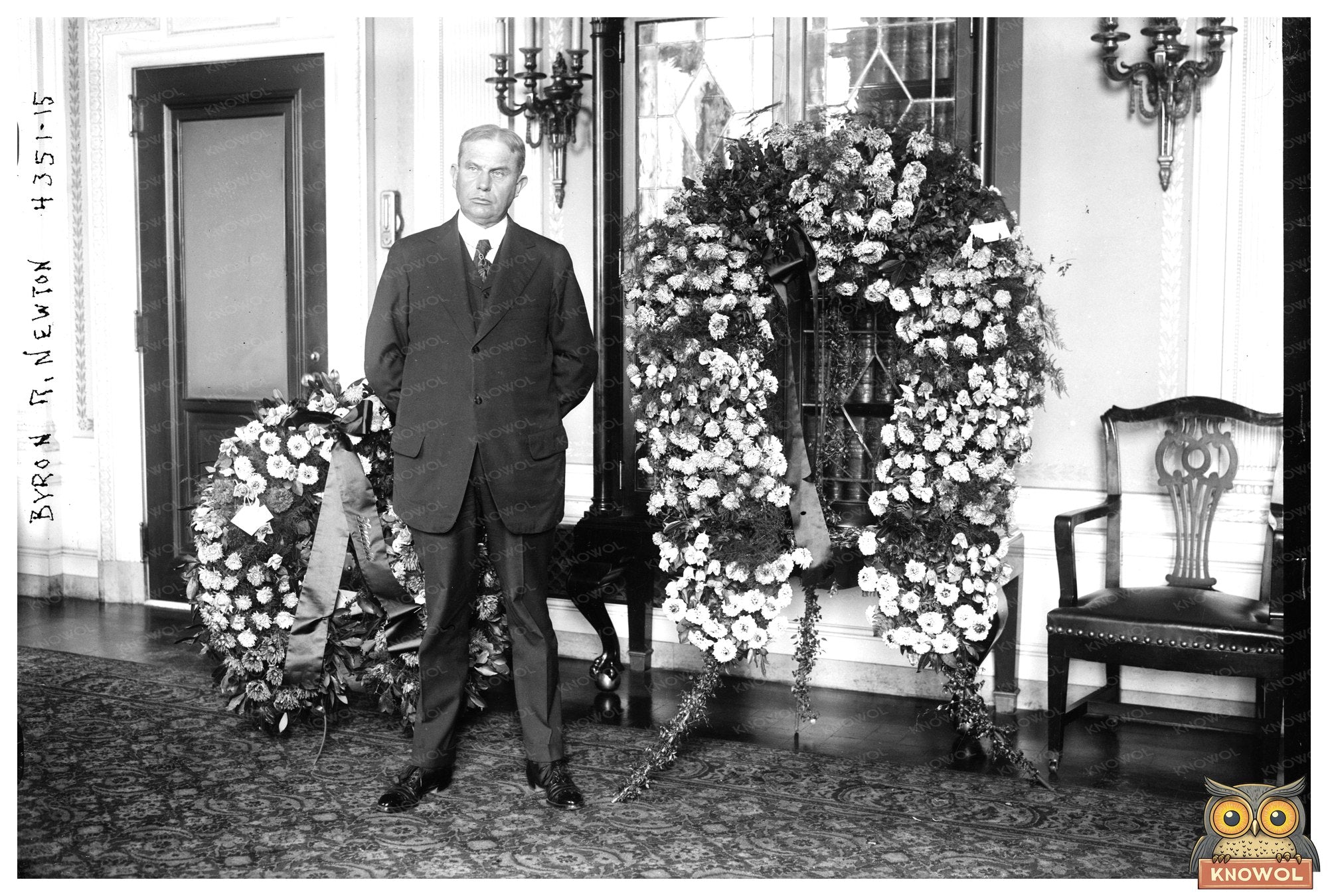 Early 20th Century Public Servant in Action