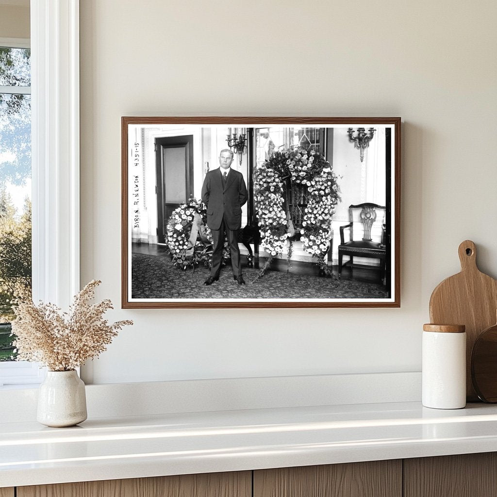 Early 20th Century Public Servant in Action