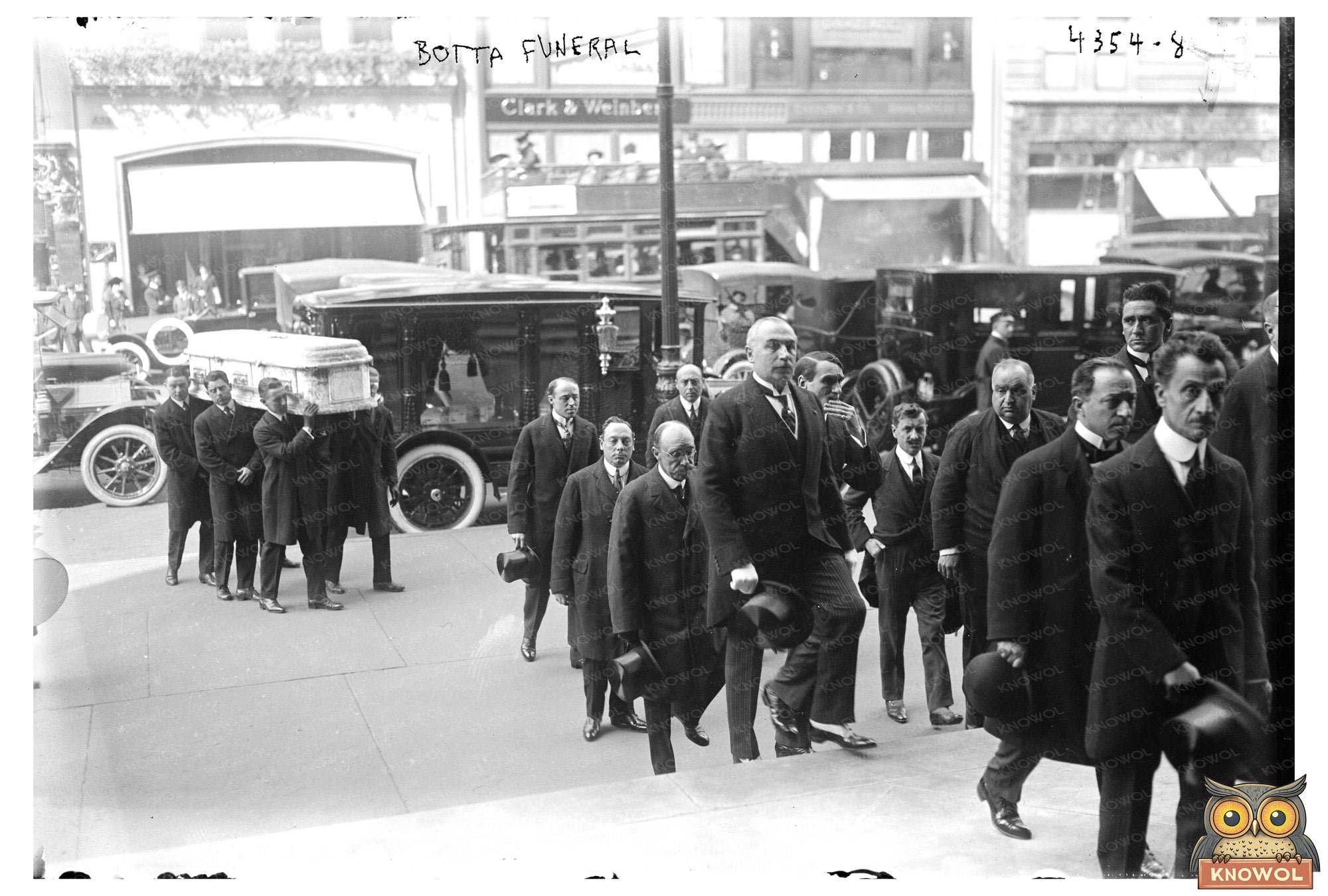 1917 Somber Moments: Botta Funeral Service