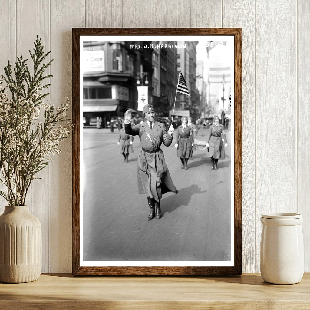 Elegant Portrait of Early 20th Century Socialite