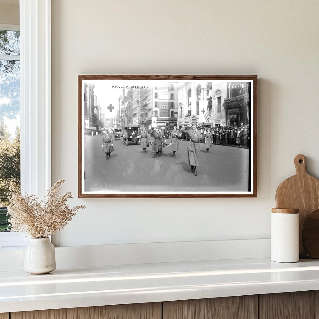 Elegant Portrait of Mrs. J.B. Harriman, Circa 1915