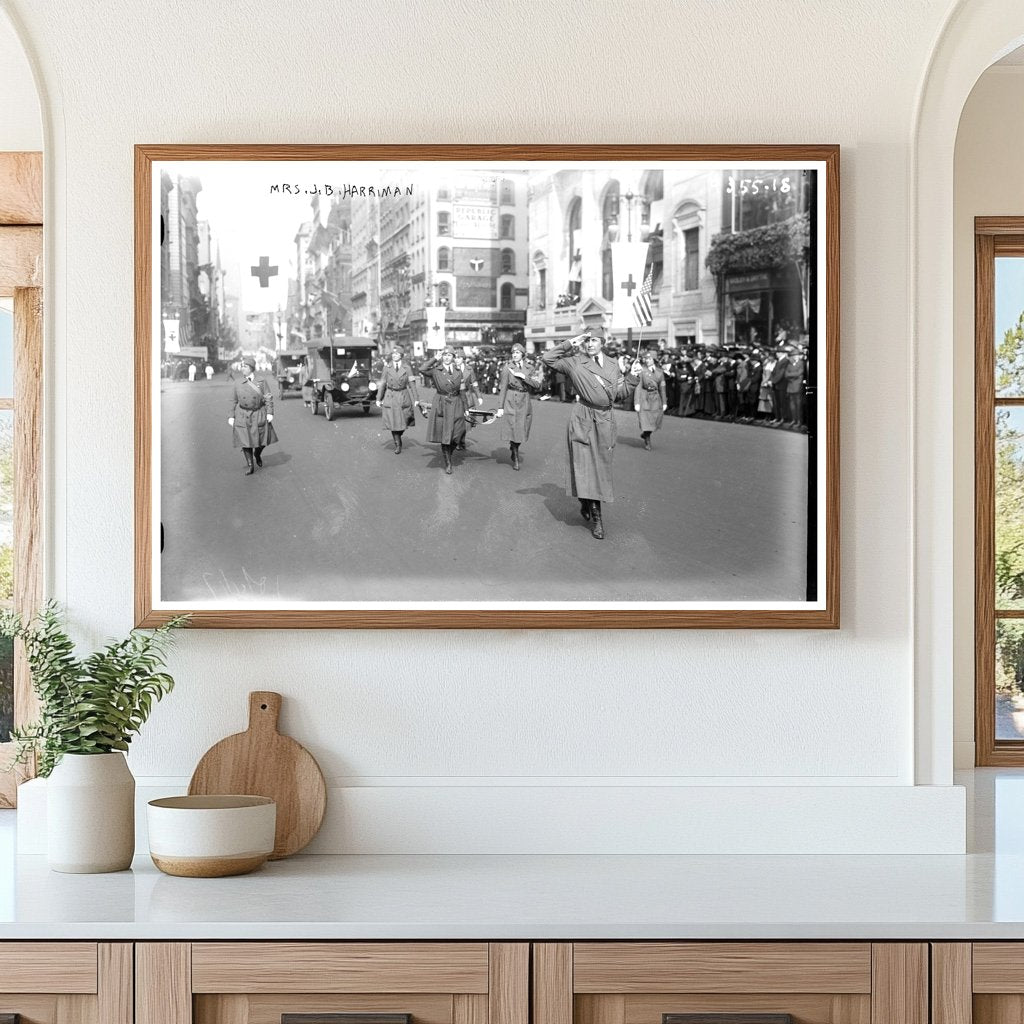 Elegant Portrait of Mrs. J.B. Harriman, Circa 1915