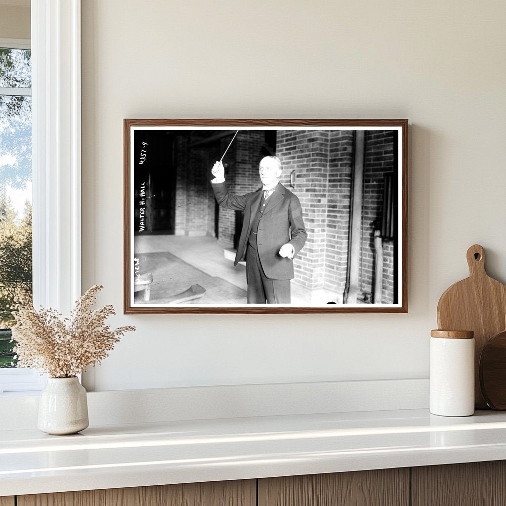 Vintage Portrait of a New York Architect, 1915-1920