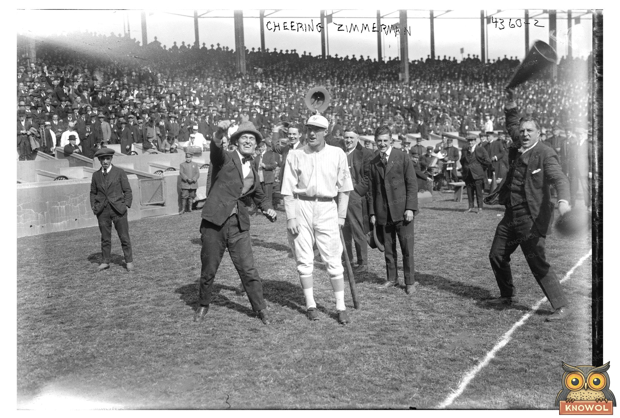 Historic Cheers at 1917 New York Baseball Game