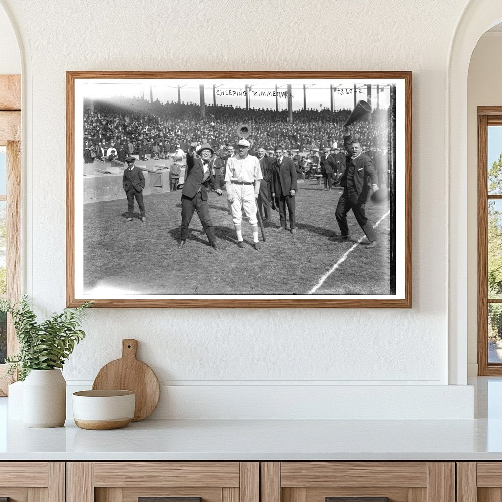 Historic Cheers at 1917 New York Baseball Game
