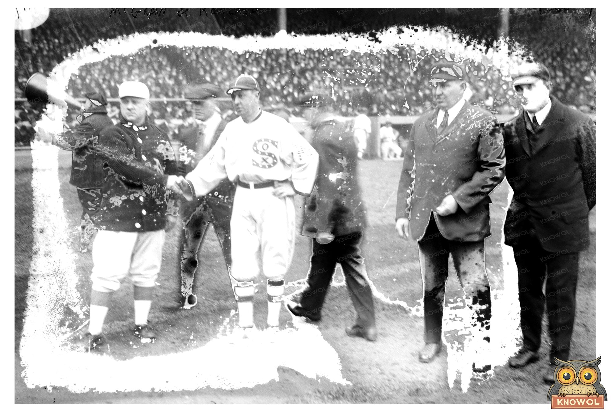 1917 World Series: Baseball Legends McGraw & Rowland