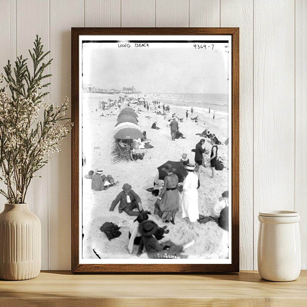 Charming 1910s Picnic at Long Beach, California