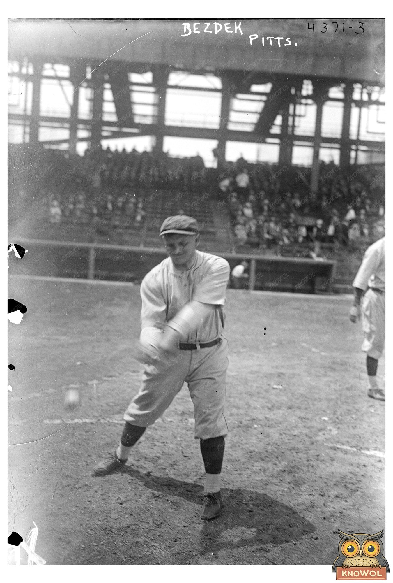 1919 Pittsburgh Baseball Manager Hugo Bezdek Portrait