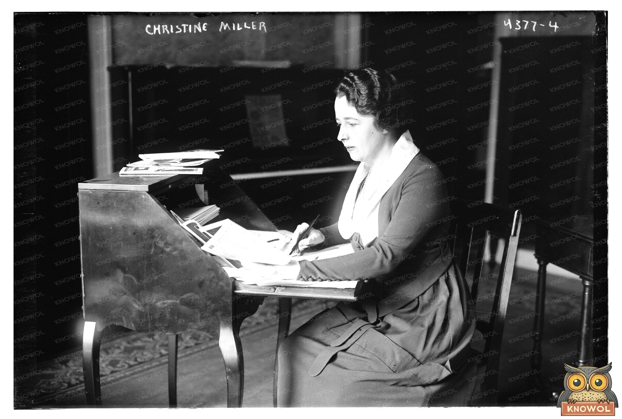 1917 Portrait of Woman Amidst World War I Changes