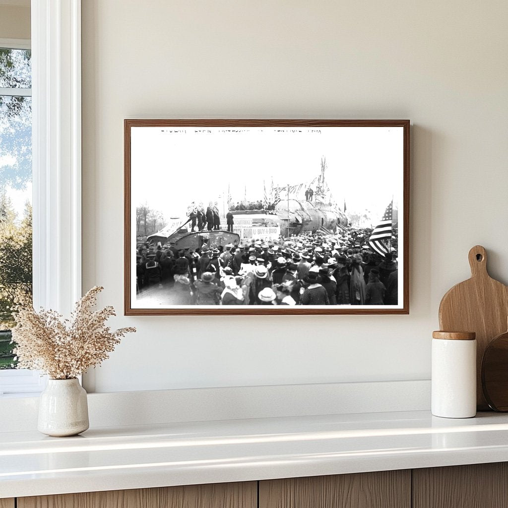 Patriotic Liberty Loan Parade in Central Park, 1917
