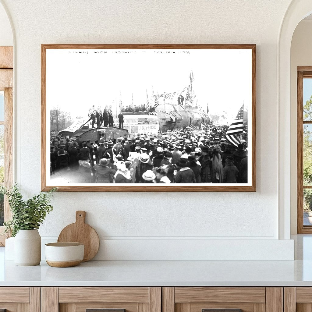 Patriotic Liberty Loan Parade in Central Park, 1917