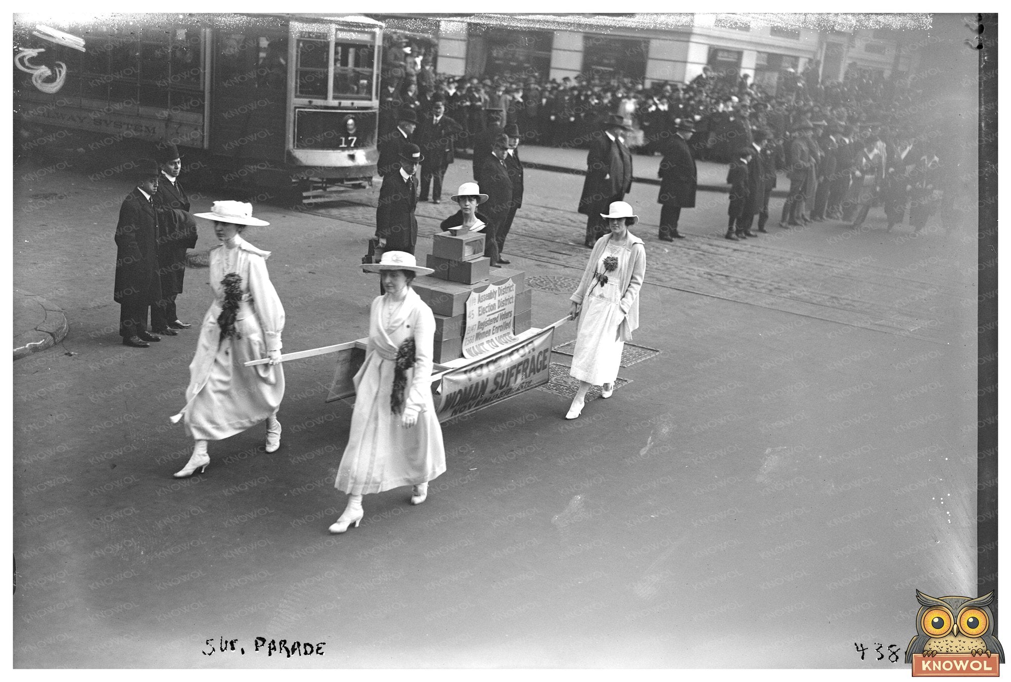 1917 Womens Suffrage Parade: A Fight for Equality