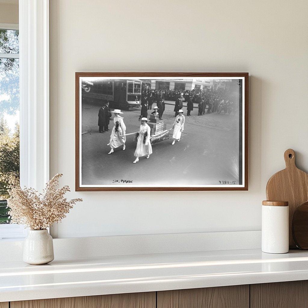 1917 Womens Suffrage Parade: A Fight for Equality