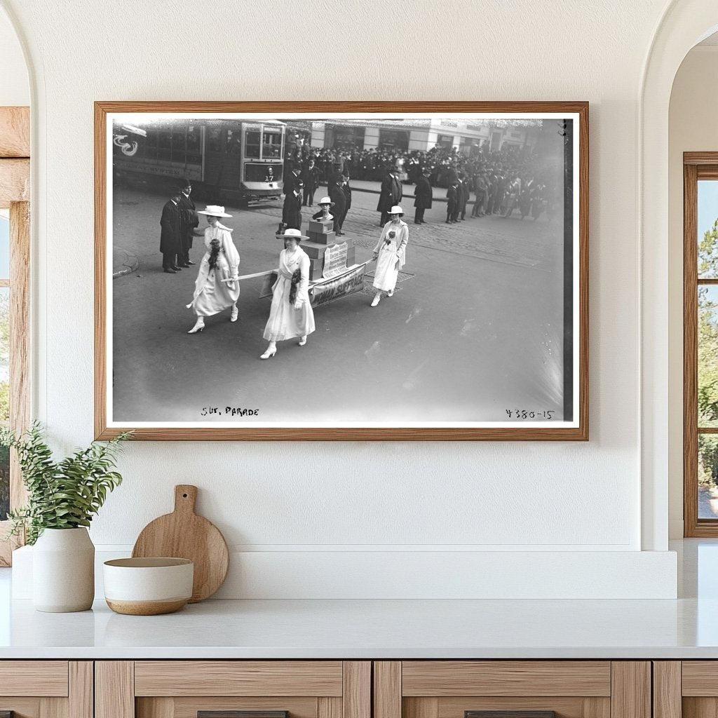 1917 Womens Suffrage Parade: A Fight for Equality