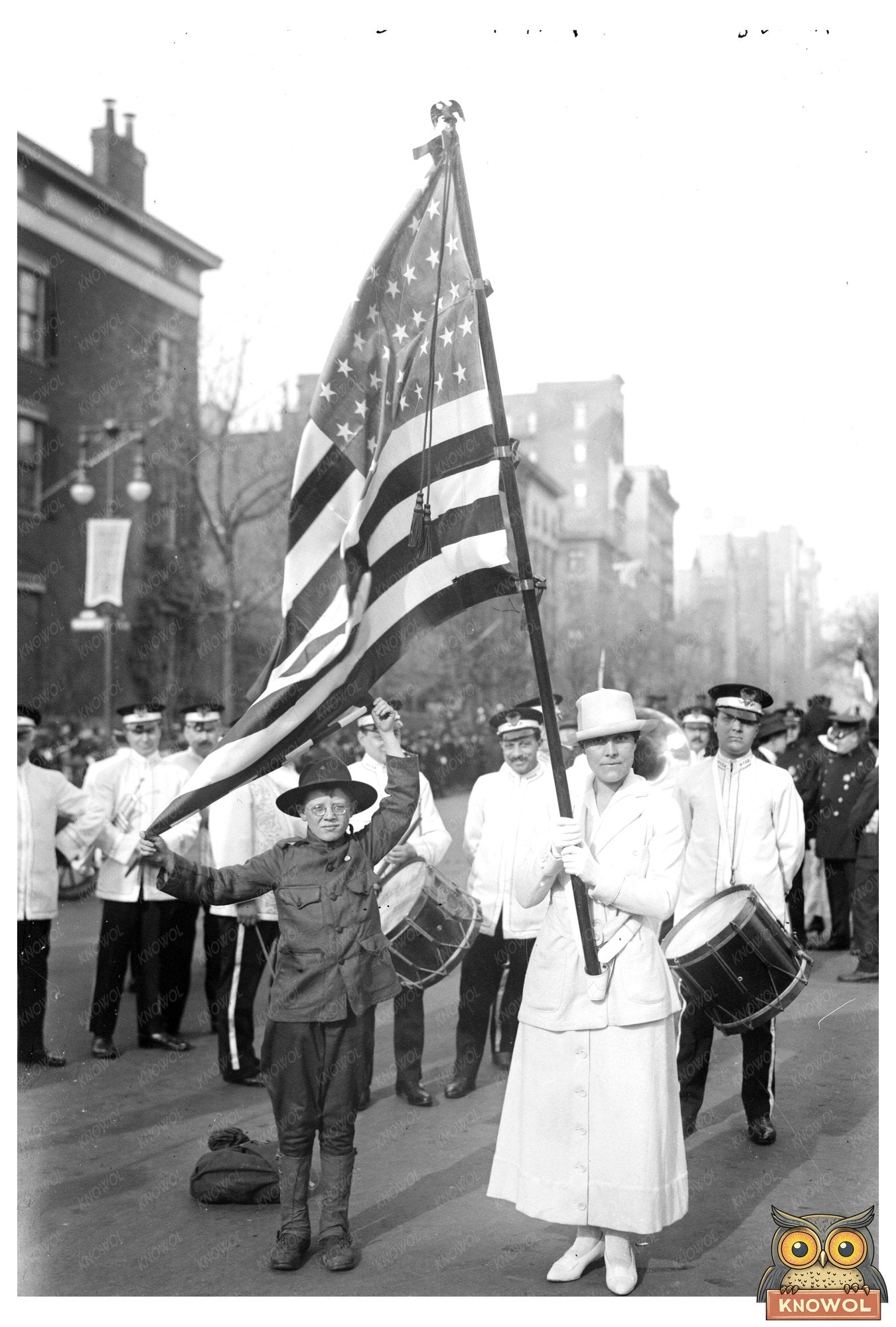 Elegant Portrait of a 1917 Socialite