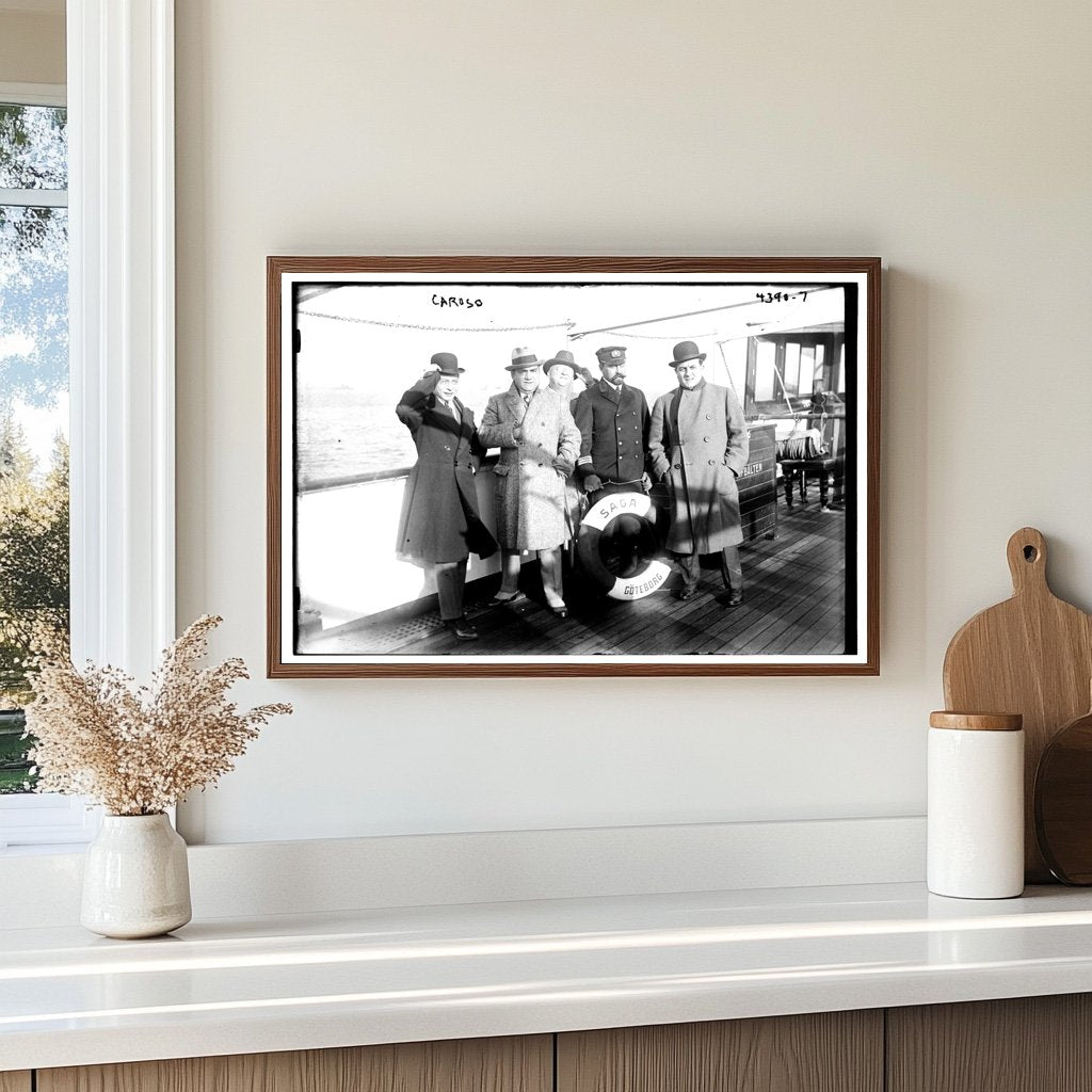 Enrico Caruso: Iconic Tenor Portrait, 1917