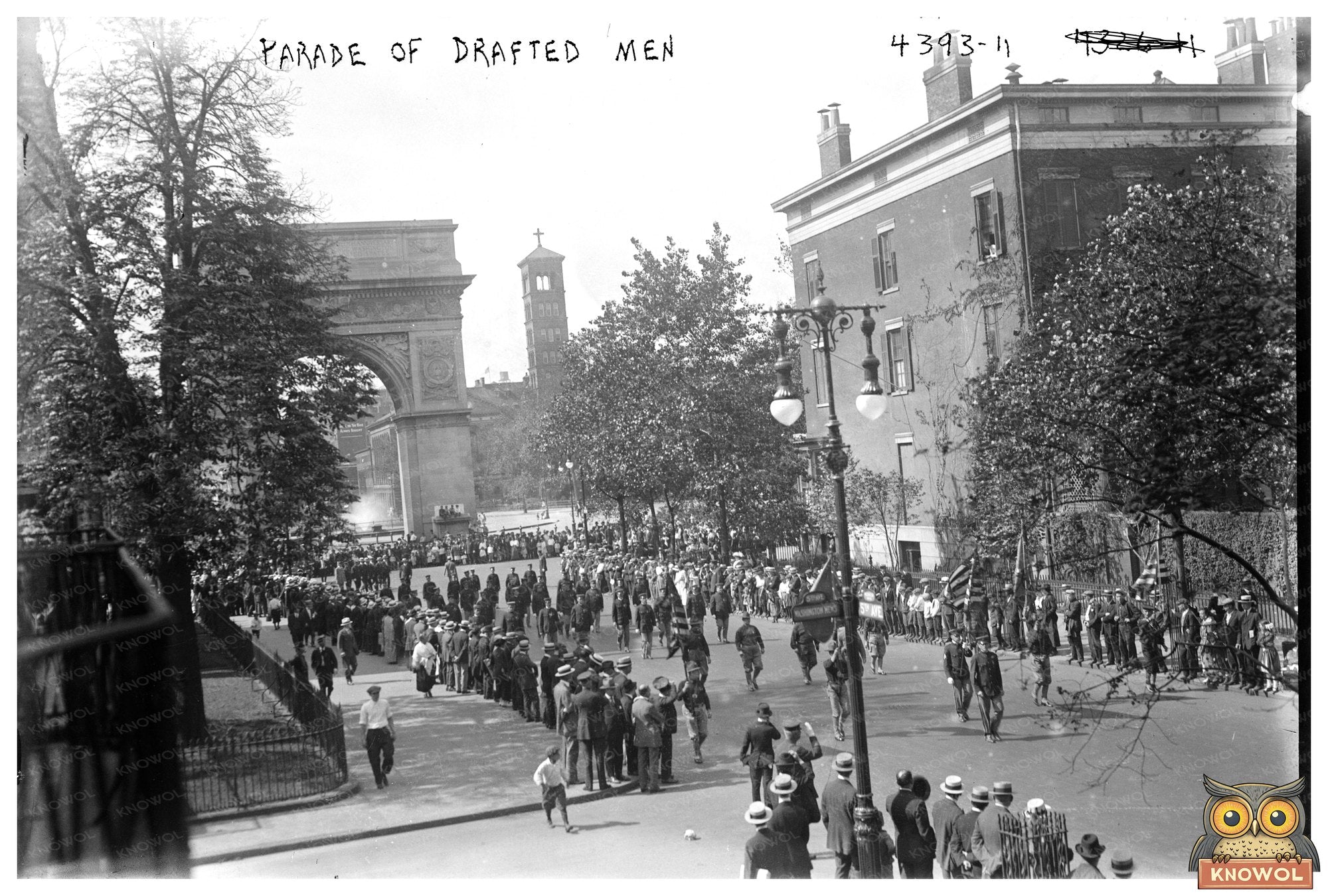 World War I Drafted Men Parade, September 1917