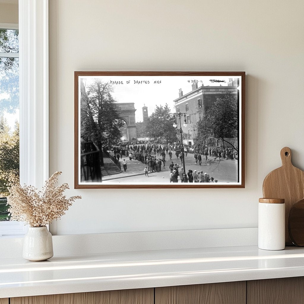 World War I Drafted Men Parade, September 1917