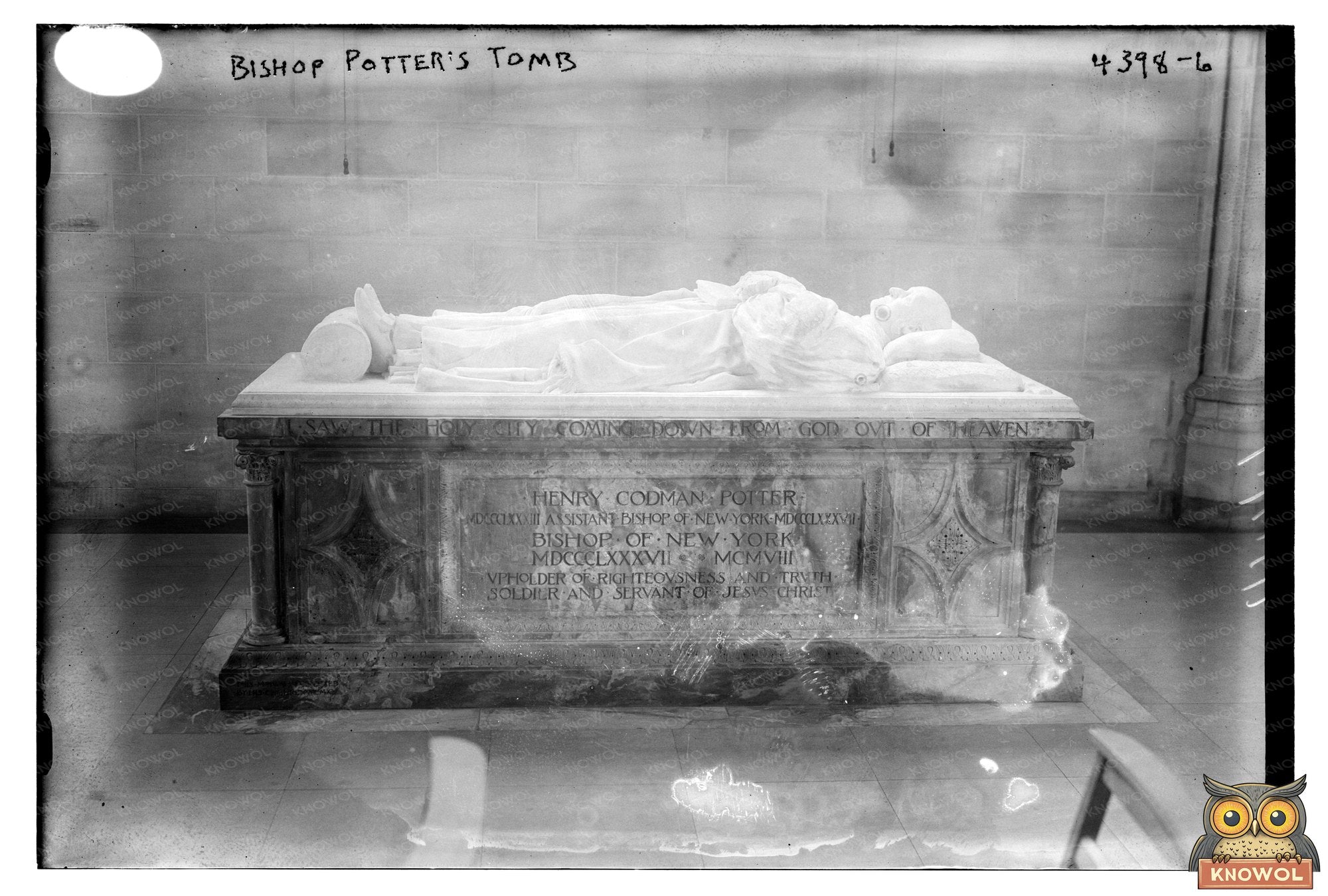 Bishop Potters Iconic Tomb in Early 20th Century NY