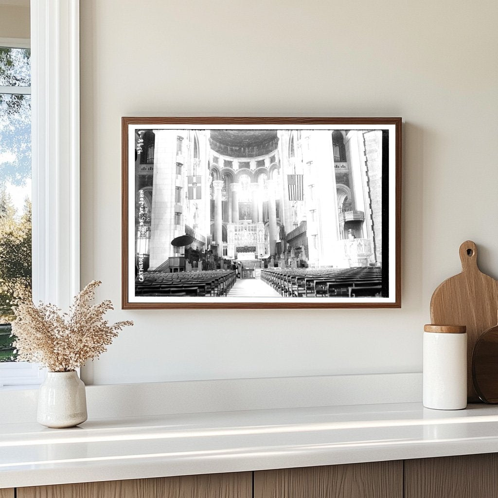 Stunning Gothic Revival of St. John Cathedral, 1915